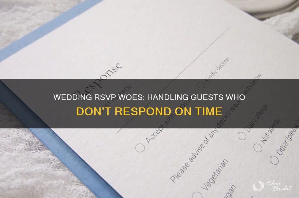 what if wedding guests don