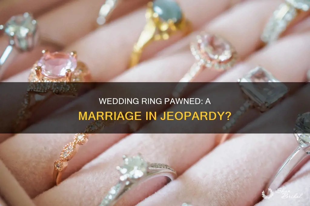 what if wife pawns wedding ring before separation
