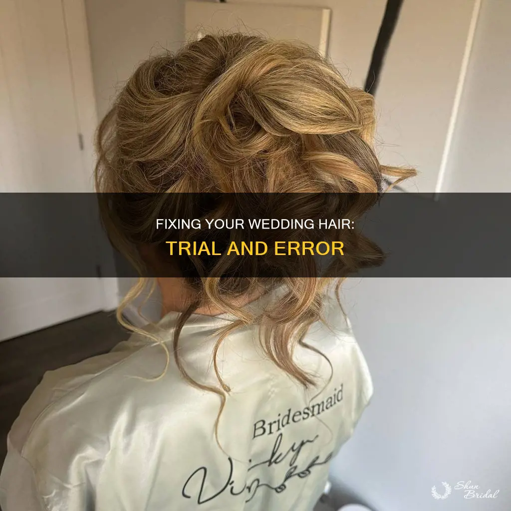 what if you don t like your wedding hair trial