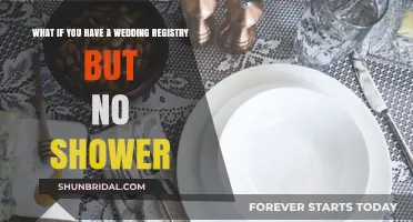 A Wedding Registry Without a Shower: Is It Okay?