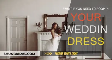 How to Handle a Wedding Dress Poop Emergency