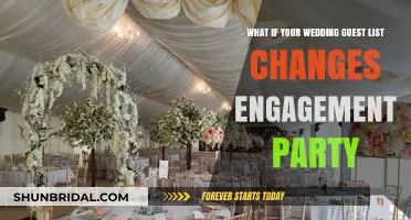 Guest List Changes? How to Adjust Your Engagement Party Plans