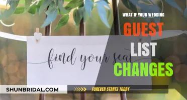 Wedding Guest List Changes: Navigating Last-Minute Shifts with Grace and Ease