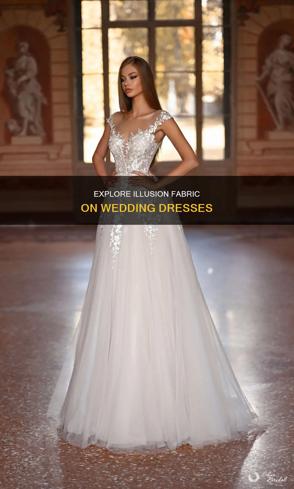 what illusion fabric is on wedding dresses