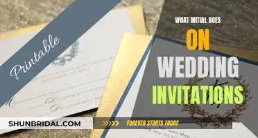 The Art of Wedding Invitation Etiquette: Initials and More