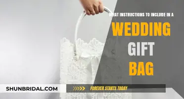 Thoughtful Wedding Gift Bag Essentials: Must-Have Instructions for Guests