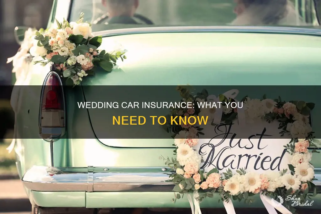 what insurance do I need for a wedding car