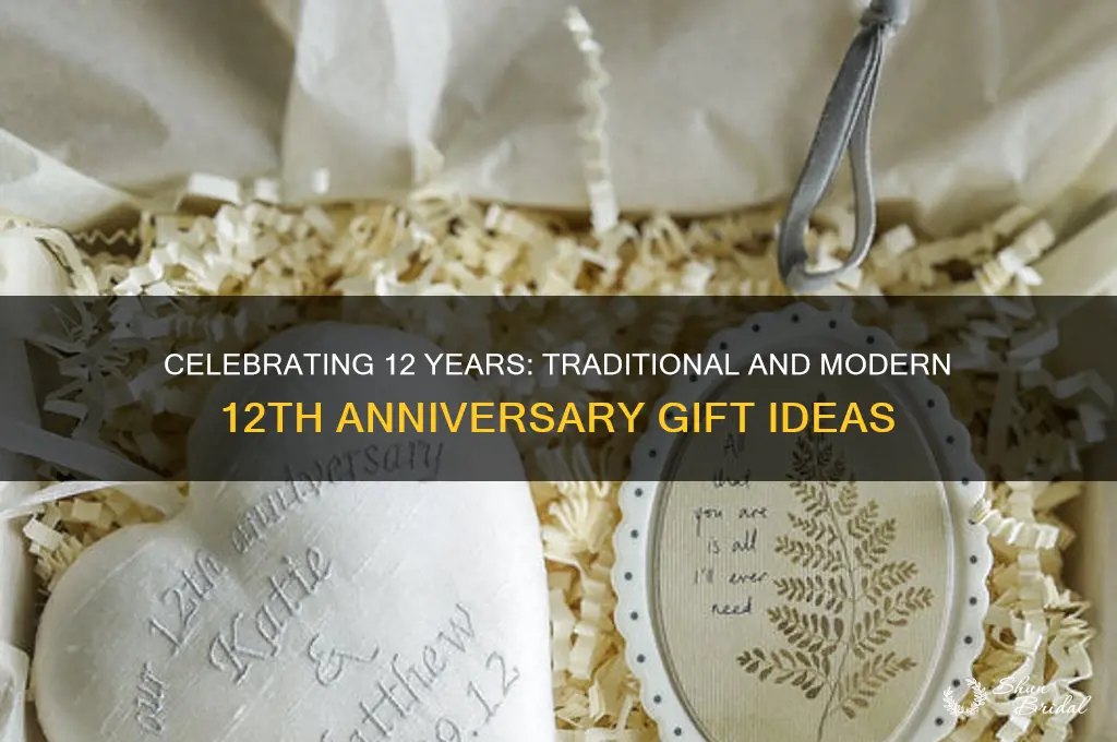 what is 12th wedding anniversary gift