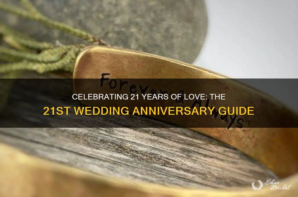 what is 21 year wedding anniversary