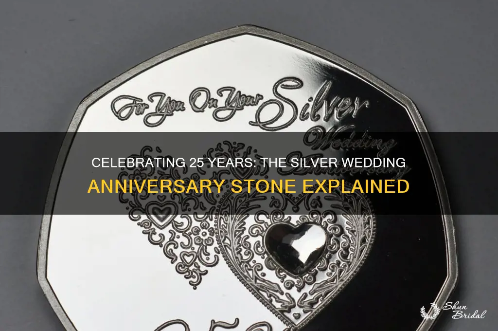 what is 25th wedding anniversary stone