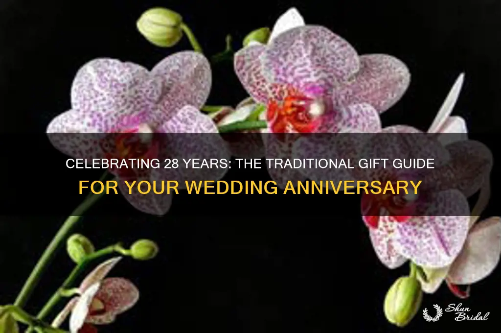 what is 28th wedding anniversary traditional gift