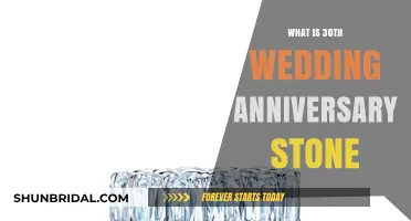 Celebrating Three Decades: The 30th Wedding Anniversary Stone Explained