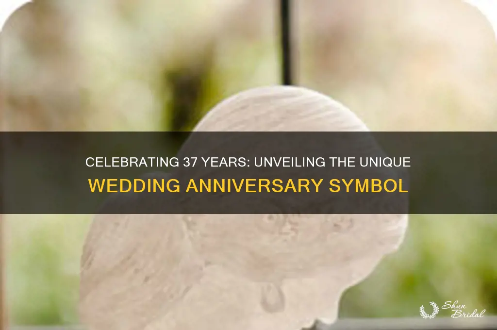 what is 37th wedding anniversary symbol