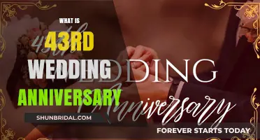 Celebrating 43 Years of Love: The Traditional 43rd Wedding Anniversary