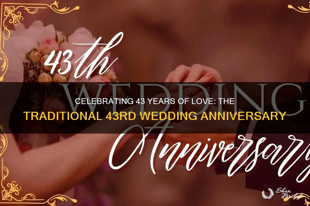 what is 43rd wedding anniversary