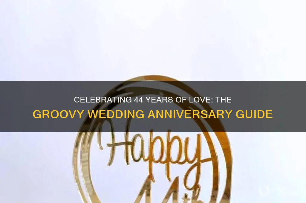 what is 44 years wedding anniversary