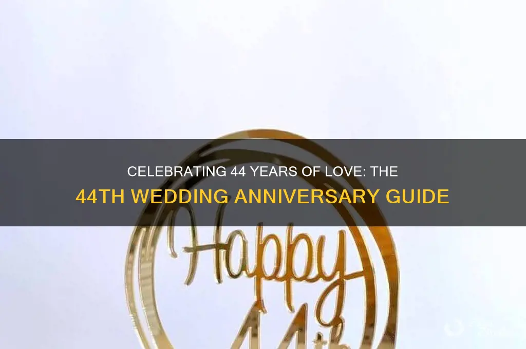what is 44th wedding anniversary