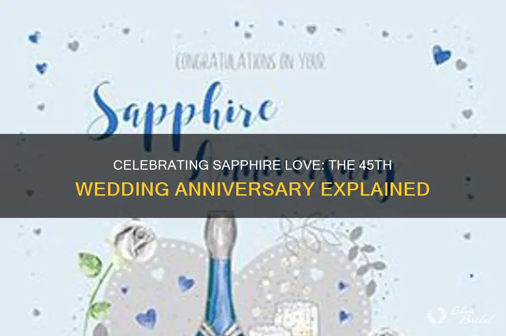 what is 45 wedding anniversary