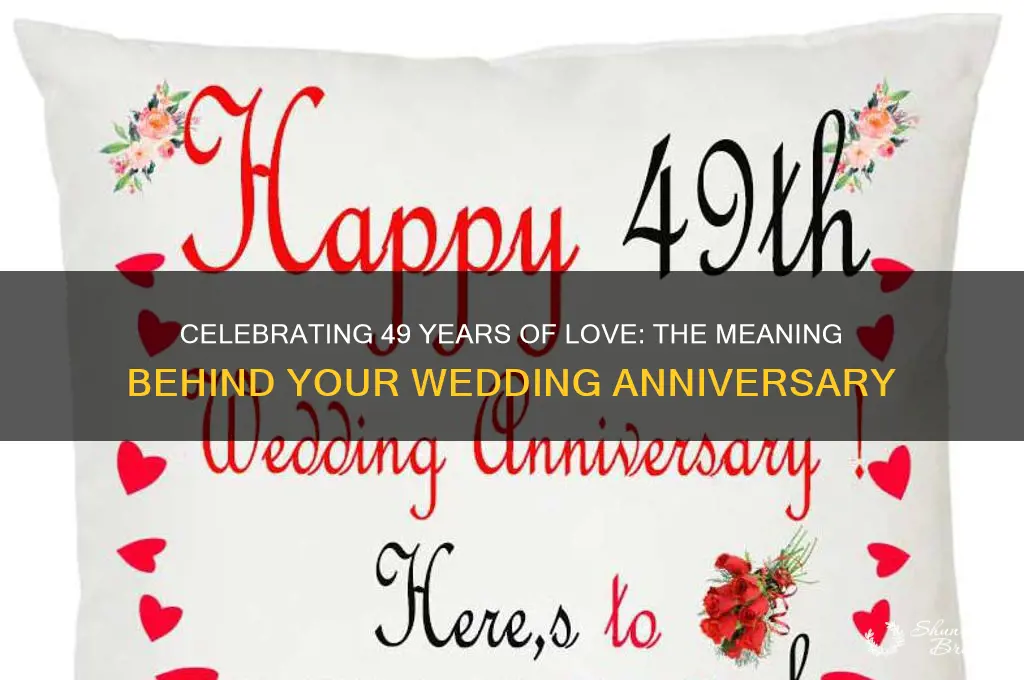 what is 49 years wedding anniversary