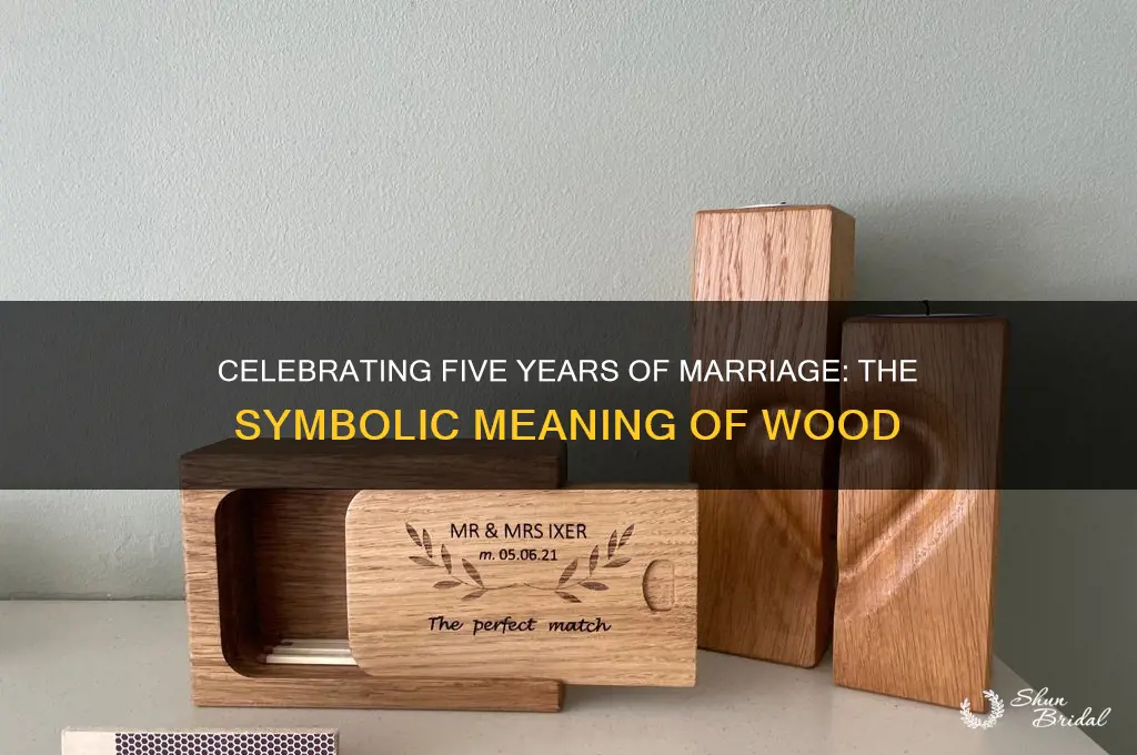 what is 5 year wedding anniversary symbol