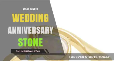 Golden Wedding Anniversary: The Symbolic Stone for 50 Years of Love