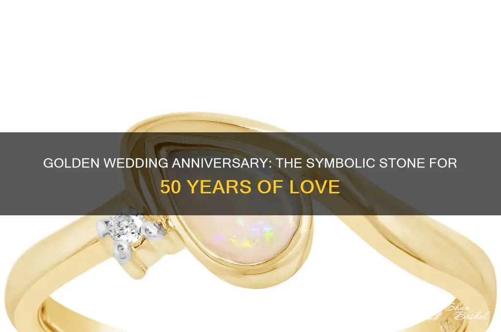 what is 50th wedding anniversary stone