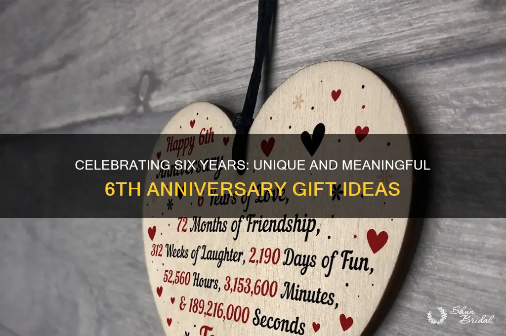 what is 6 wedding anniversary gift