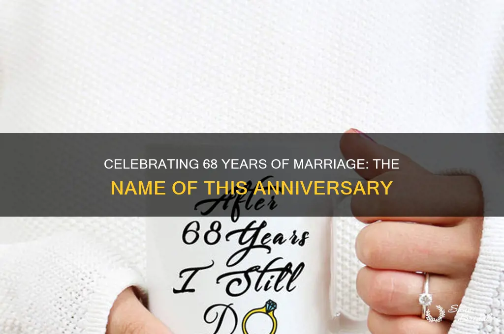 what is 68th wedding anniversary called