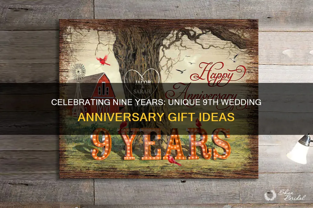 what is 9 wedding anniversary gift