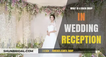 Backdrops: Elevating Wedding Reception Ambiance