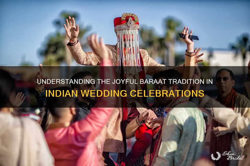 what is a baraat in an indian wedding ceremony