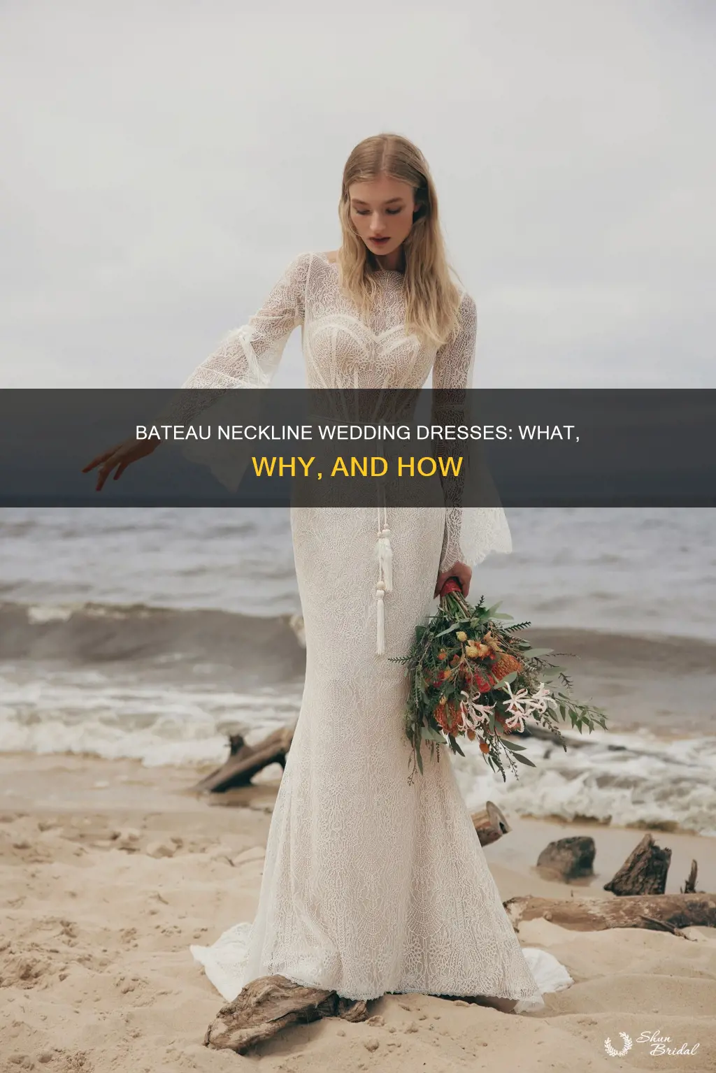 what is a bateau wedding dress