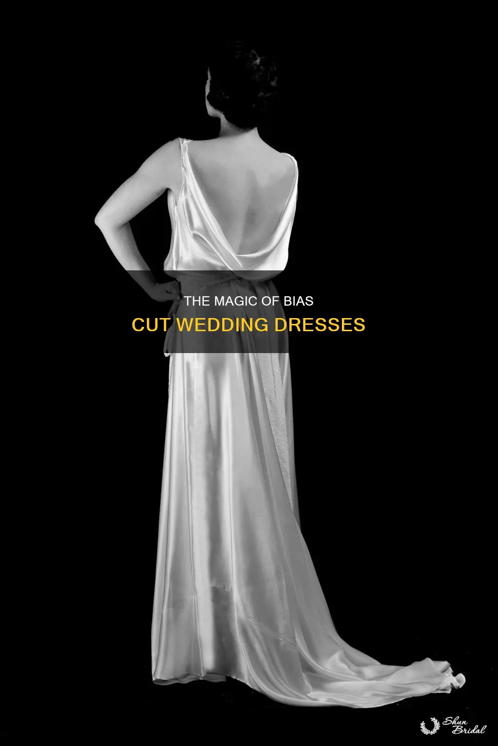 what is a bias cut wedding dress