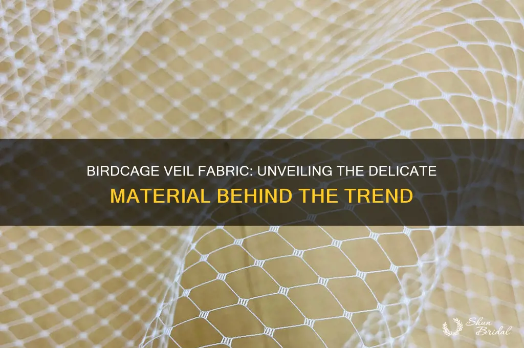 what is a birdcage veil fabric