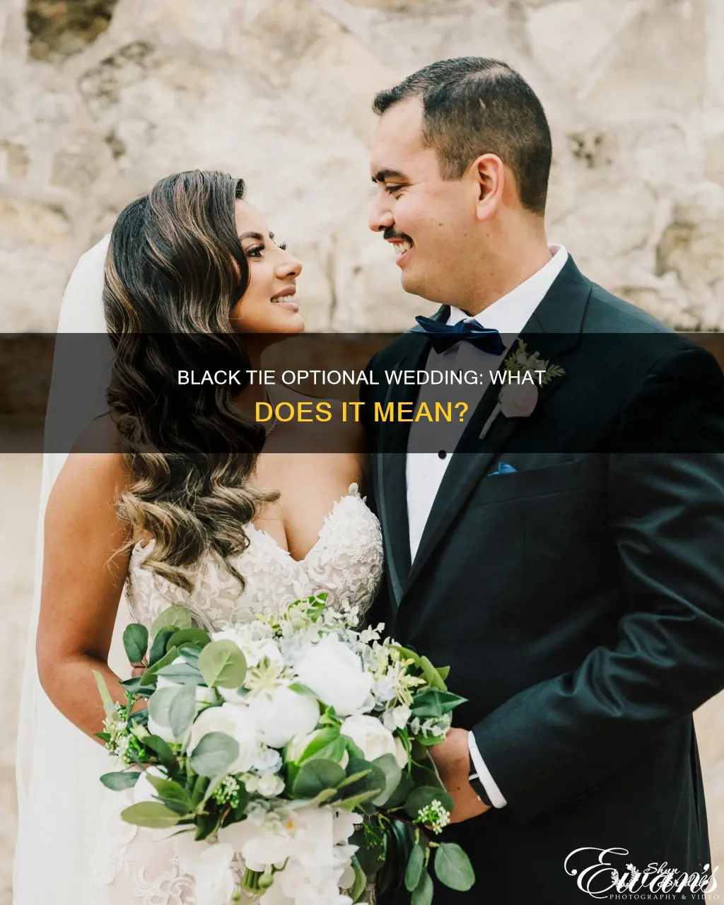 what is a black tie optional wedding