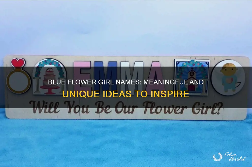 what is a blue flower girl name