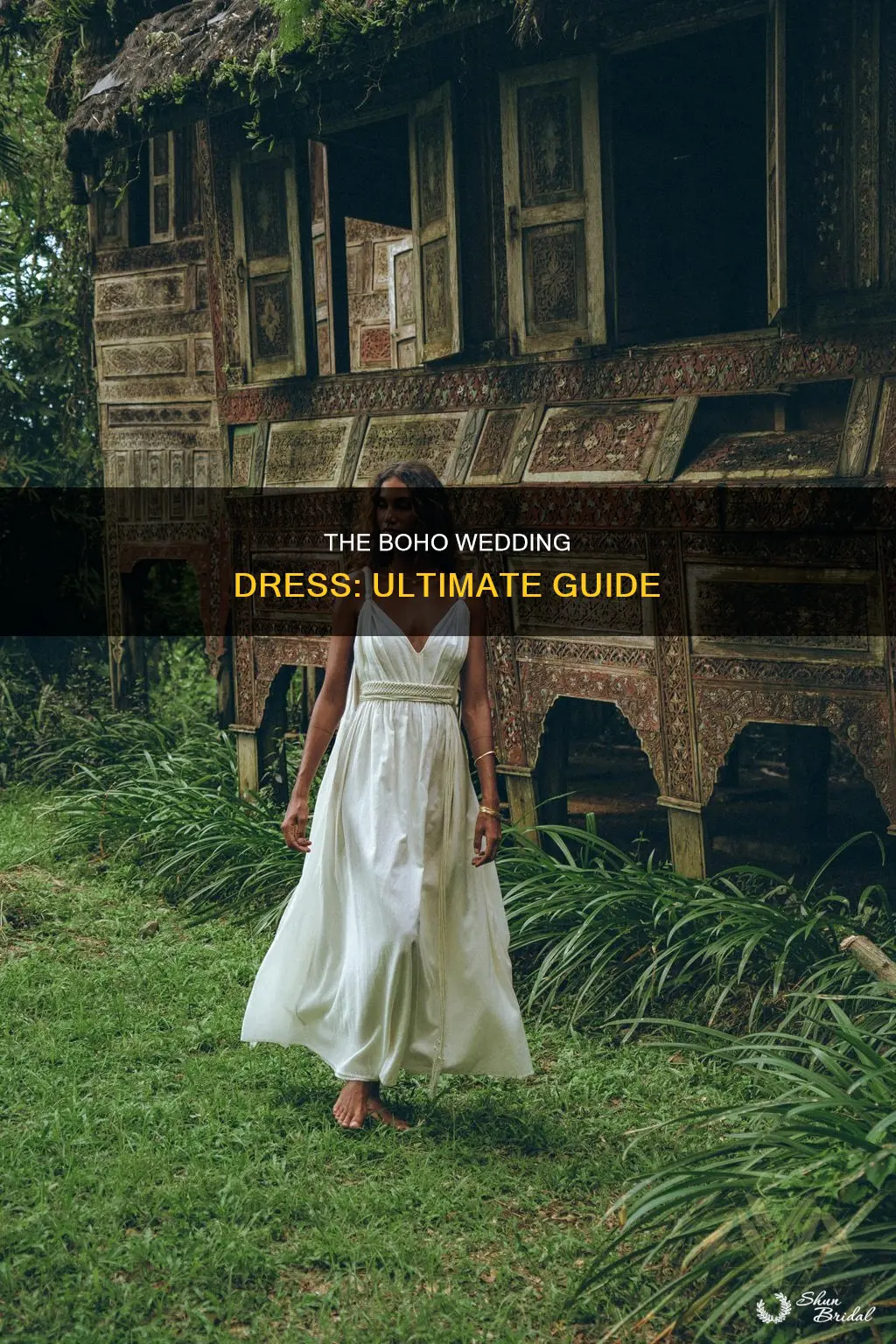 what is a boho wedding dress