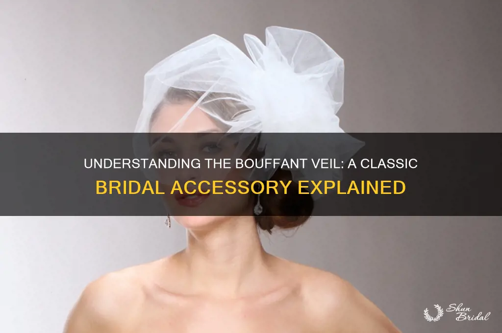 what is a bouffant veil