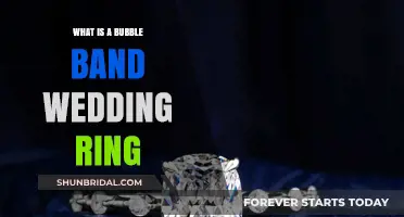 The Unique Beauty of Bubble Band Wedding Rings
