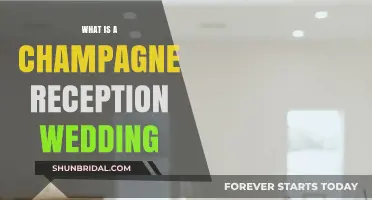 Champagne Reception Wedding: A Toast to Love