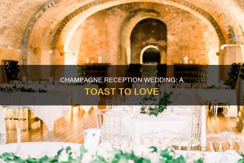 what is a champagne reception wedding