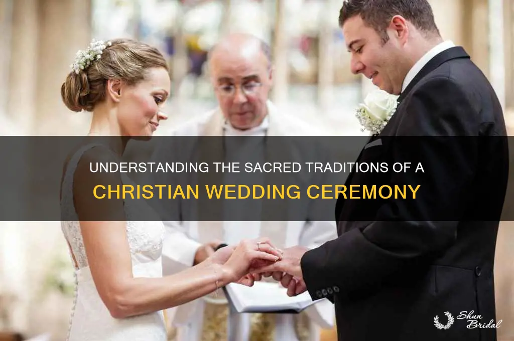 what is a christian wedding ceremony