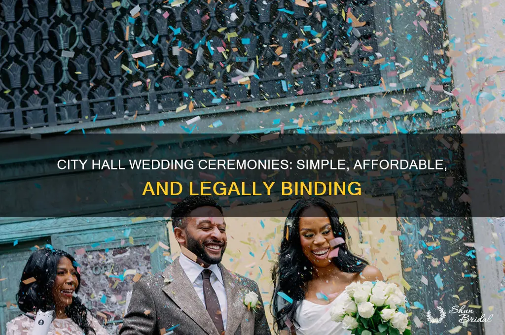 what is a city hall wedding ceremony
