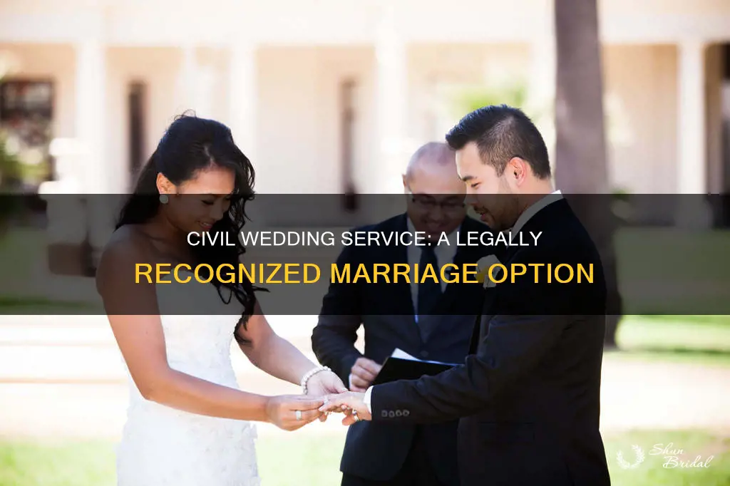 what is a civil wedding service