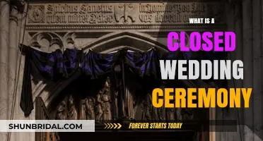 Understanding Closed Wedding Ceremonies: Intimate, Private, and Exclusive Celebrations