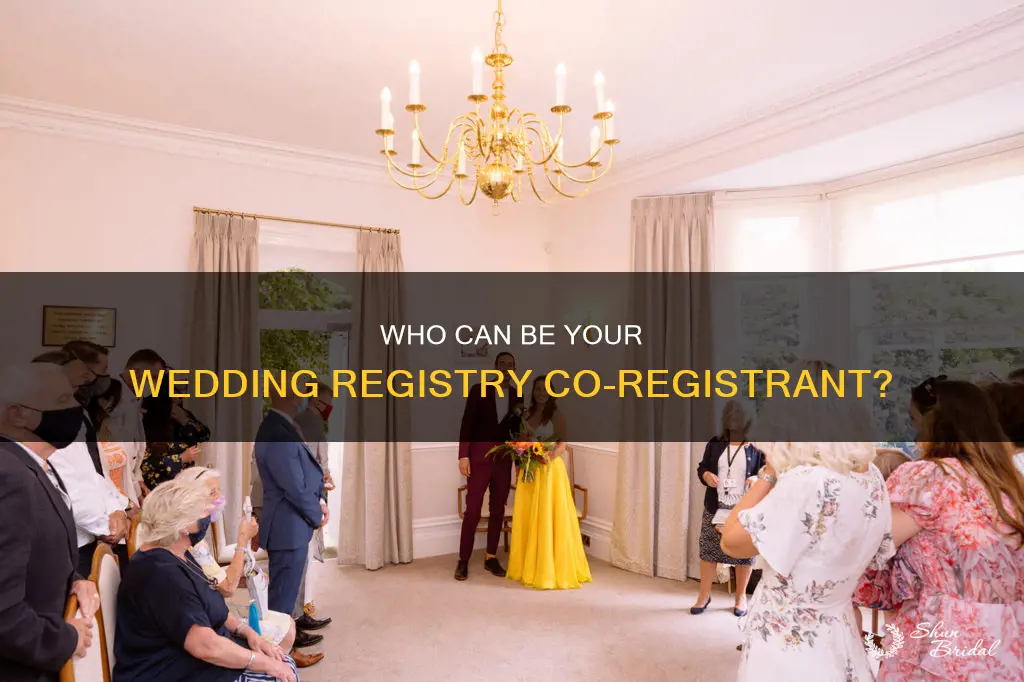 what is a co registrant for wedding registry