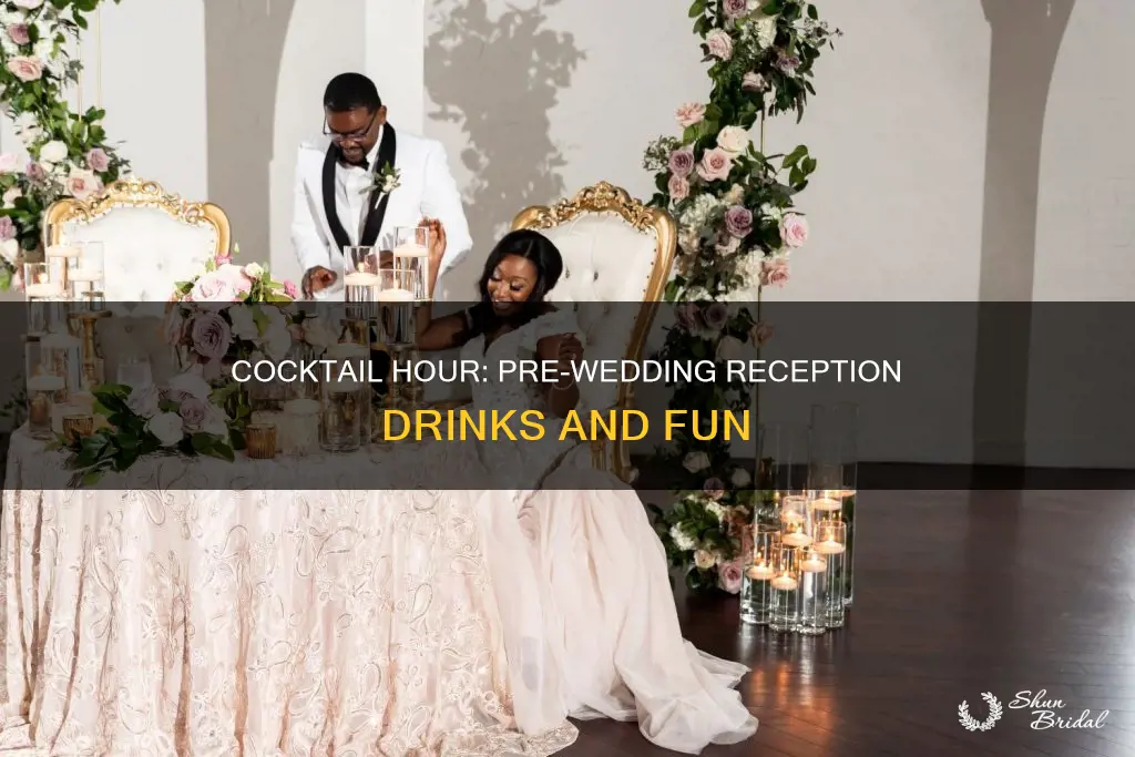 what is a cocktail hour at a wedding reception