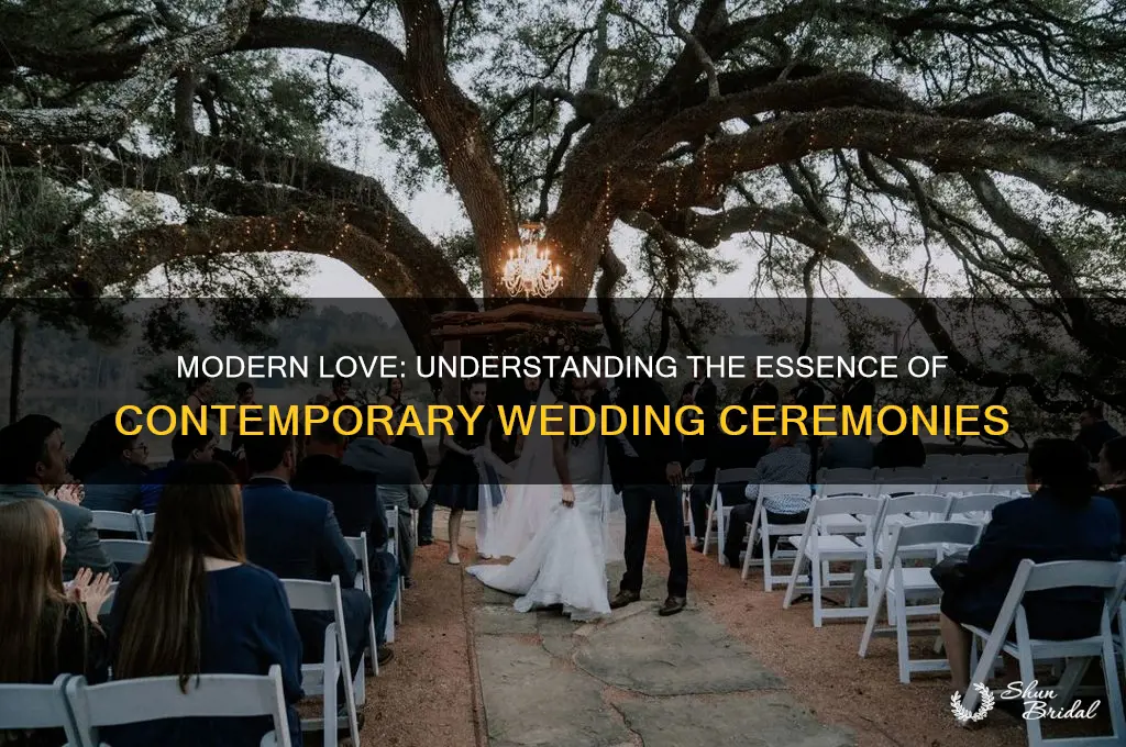 what is a contemporary wedding ceremony
