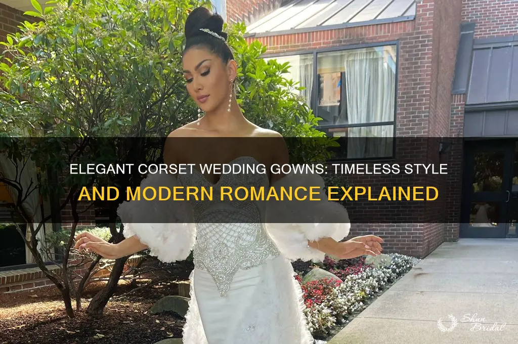 what is a corset wedding gown