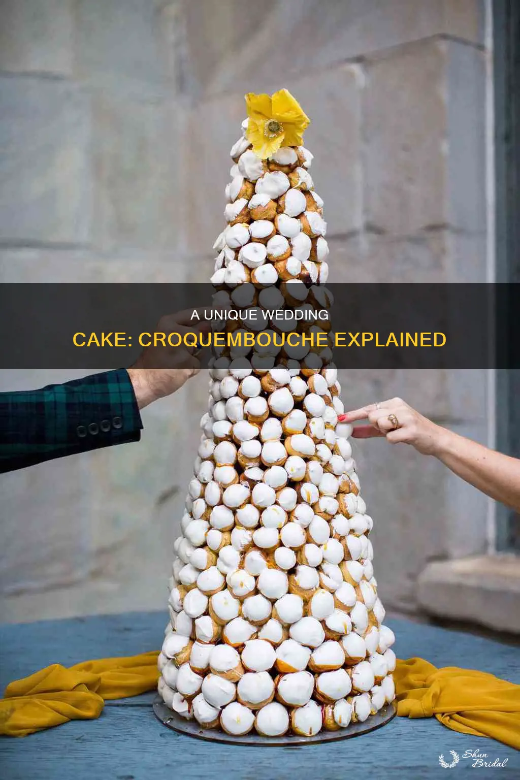 what is a croquembouche wedding cake